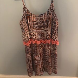 Spaghetti strap romper